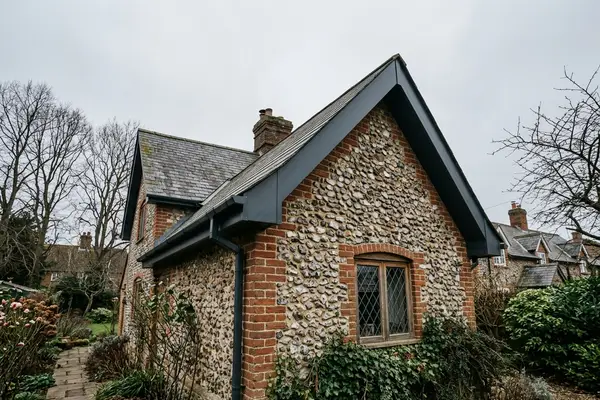 Illustration of guttering, fascias and soffits