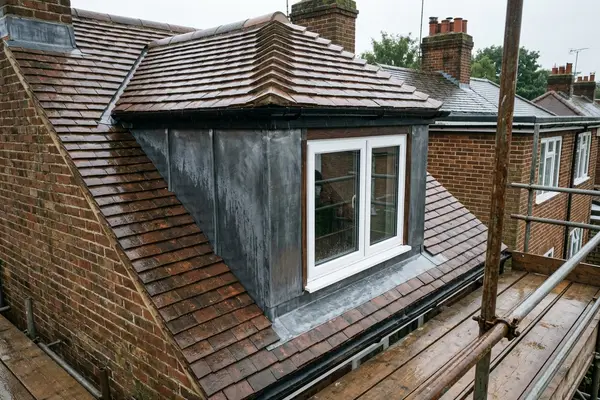 Illustration of roofing leadwork