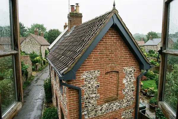 Illustration of guttering, fascias and soffits