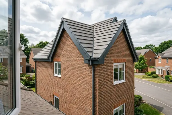 Illustration of guttering, fascias and soffits